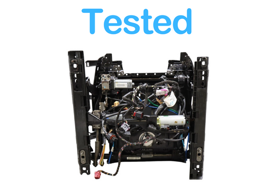 11-18 Audi A8 Quattro Front Right Side Lower Seat Track Rail Frame W/ Motor Oem