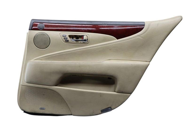 Load image into Gallery viewer, 07-09 Lexus XF40 LS460 Rear Right Passenger Side Interior Door Panel Ivory Oem

