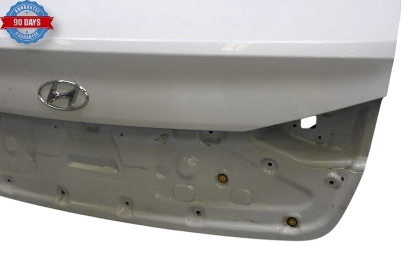 Load image into Gallery viewer, 15-16 Hyundai Genesis Rear Trunk Lid Deck Shell Panel White 69200-B1020 OEM
