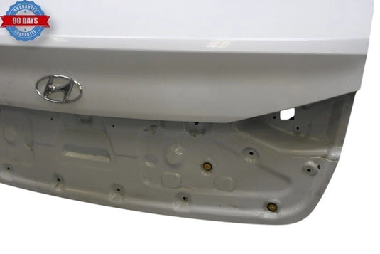 15-16 Hyundai Genesis Rear Trunk Lid Deck Shell Panel White 69200-B1020 OEM