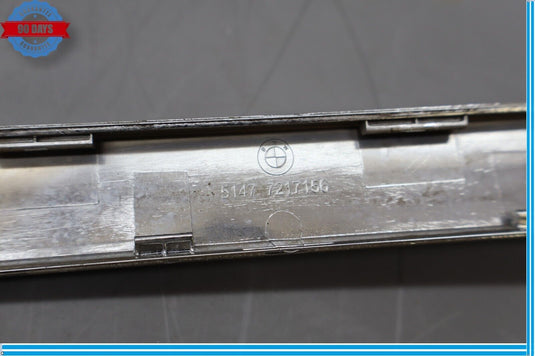 09-15 BMW 740i 750Li xDrive Trunk Chrome Lid Pull Handle Plate Light Molding Oem