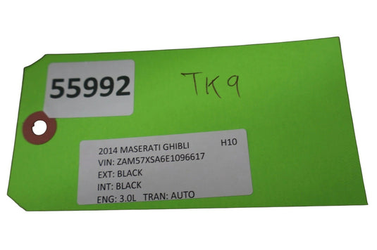 14-24 Maserati Ghibli M157 Quattroporte Emergency Spare Tire Jack Tool Kit OEM