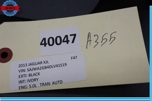 10-13 Jaguar XJ XJL X351 Rear Left Driver Side Seatbelt Seat Belt Retractor Oem