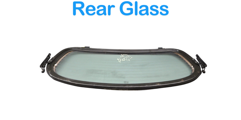Load image into Gallery viewer, 97-06 Jaguar XK8 XKR Convertible Rear Windshield Windscreen Window Glass Oem

