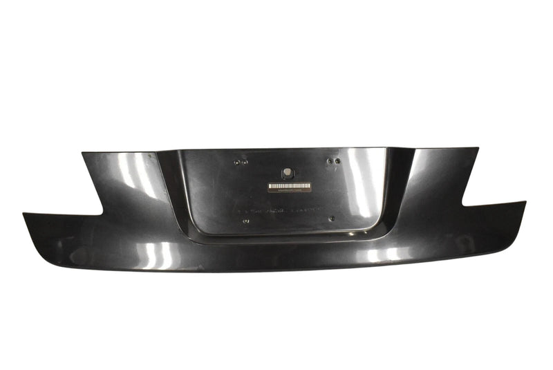 Load image into Gallery viewer, 09-15 BMW 750i 740Li 750Li Trunk Lid License Plate Trim Cover Panel Black Oem
