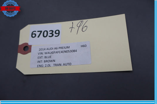 12-15 Audi A6 Quattro Front Right Side Windshield A Pillar Trim Cover Panel Oem