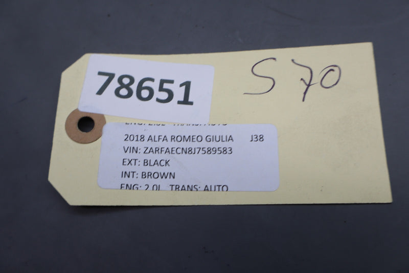 Load image into Gallery viewer, 17-21 Alfa Romeo Giulia 952 Front Left Driver Side Fender Holder Bracket Oem
