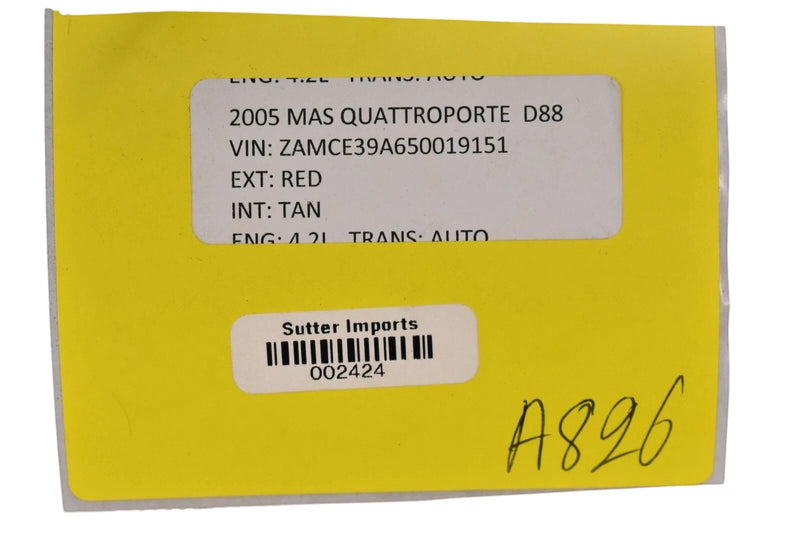 Load image into Gallery viewer, 03-13 Maserati Quattroporte M139 Steering Column Turn Signal Wiper Switch OEM
