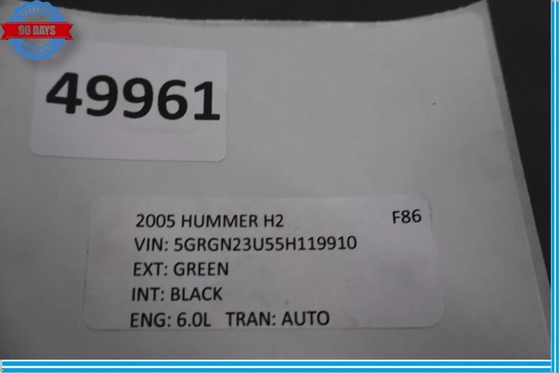 Load image into Gallery viewer, 03-07 Hummer H2 Front Hood Bonnet Air Grille Louver Cover Panel 15063080 OEM
