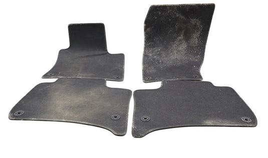 11-18 Porsche Cayenne Front & Rear Floor Mat Carpet Cover Set of 4 Oem
