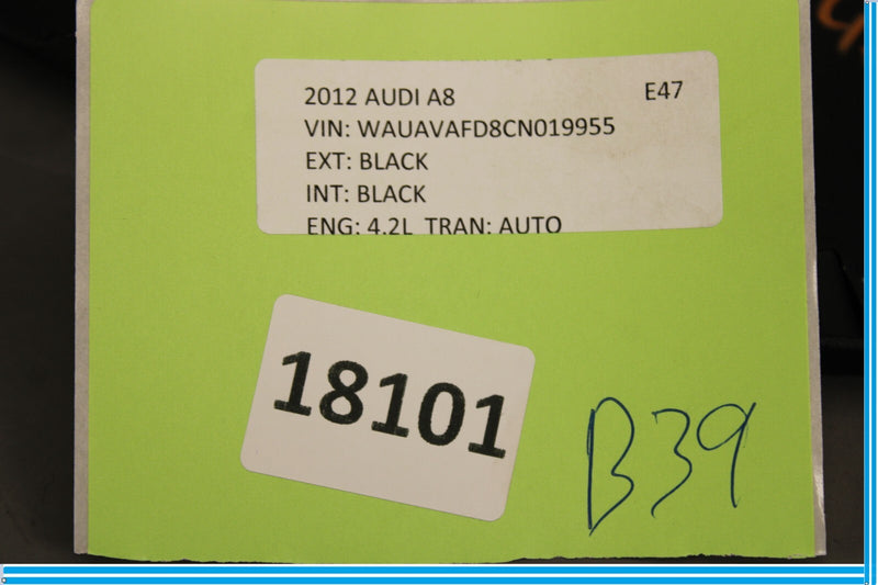 Load image into Gallery viewer, 11-18 Audi A8 Front Right Side Seat Inner Interior Trim Cover Panel Oem
