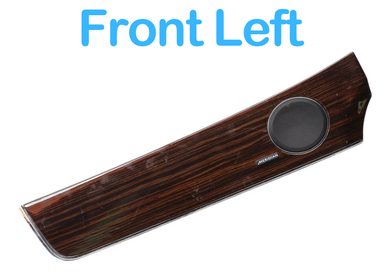 Load image into Gallery viewer, 10-19 Jaguar X351 XJL Front Left Side Interior Door Panel Molding Wood Trim Oem

