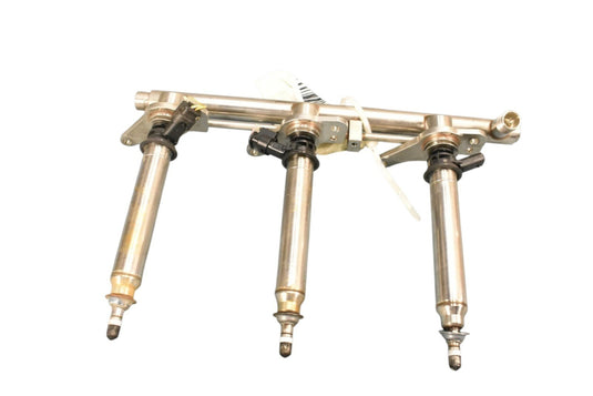 12-16 Mercedes W207 E350 Right Side Fuel Injection Rail Line w/ Injectors OEM