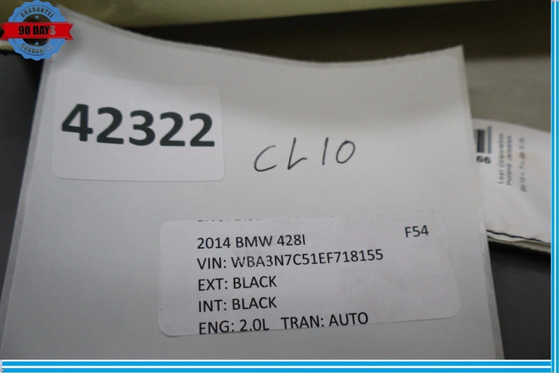 Load image into Gallery viewer, 14-20 BMW 428i Front Left Driver Side Lower Bottom Seat Cover Cushion Oem
