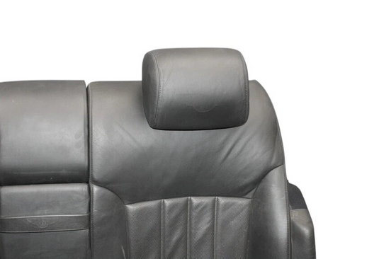 06-12 Bentley Continental Rear Side Top Upper Seat Cushion Assembly Black OEM