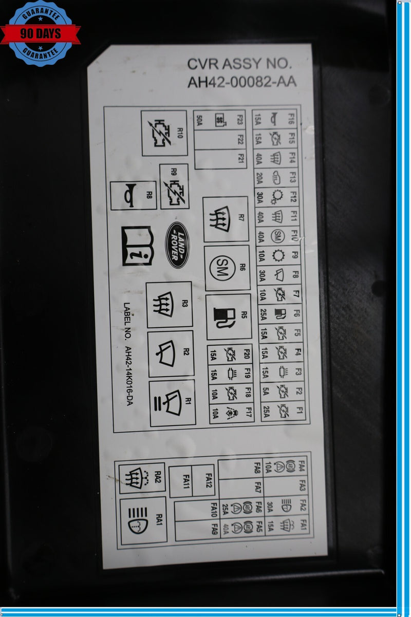 Load image into Gallery viewer, 10-12 Land Rover Range Rover HSE Engine Fuse Relay Box Lid Cover Oem
