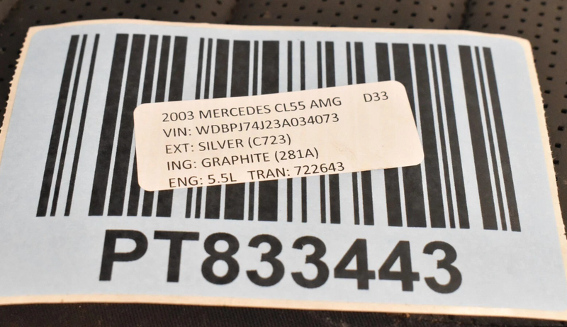 Load image into Gallery viewer, 00-06 Mercedes W215 CL500 CL55 AMG Rear Left Lower Side Bottom Seat Cushion Oem
