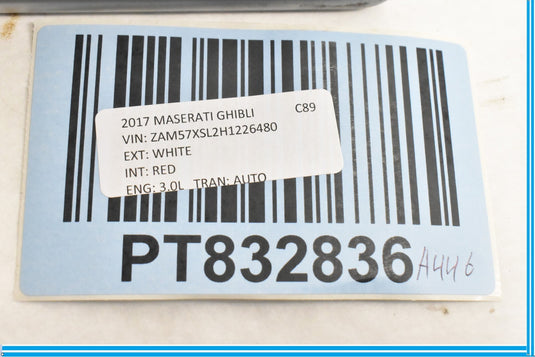 2014 - 2019 MASERATI GHIBLI FRONT LEFT DASHBOARD A/C AIR VENT GRILLE 6700190620