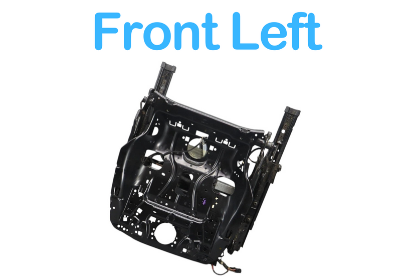 Load image into Gallery viewer, 11-17 Volkswagen VW Touareg Front Left Side Lower Seat Rail Frame W/ Motor Oem
