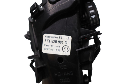 09-12 Audi A4 A4 Quattro Front Left Side AC Air Vent Black 8K1820901 Oem