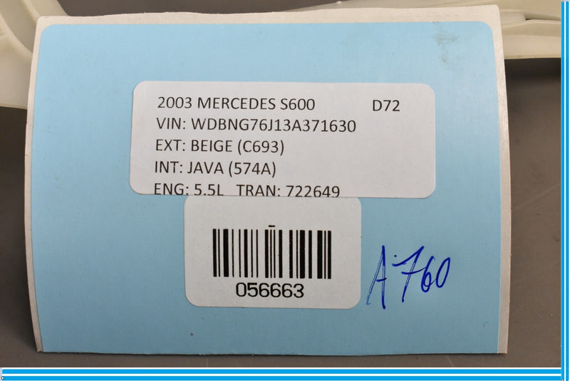 Load image into Gallery viewer, 00-06 Mercedes S500 S600 S550 Front Right Passenger Keyless Go Entry Antenna Oem
