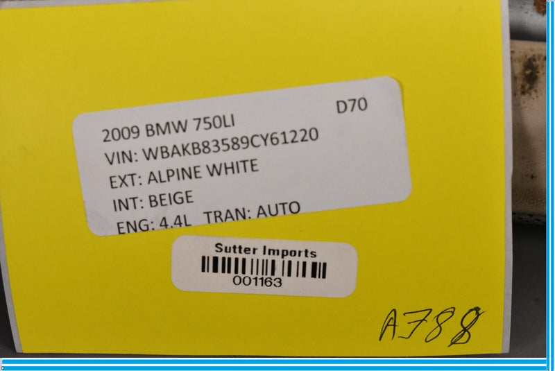 Load image into Gallery viewer, 09-15 BMW 750I 750LI F01 F02 Front Left Driver Seat Lower Leg Rest Cushion Oem
