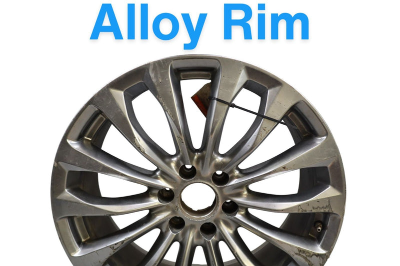 Load image into Gallery viewer, 15-17 Infiniti QX80 22 Inch 14 Spoke Alloy Wheel Rim Hyper Silver 22x8 Oem

