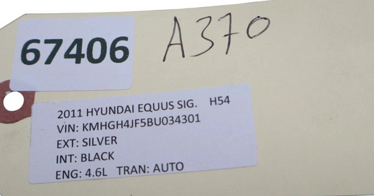 11-13 Hyundai Equus Front Center Console Storage Compartment Ashtray Insert Oem