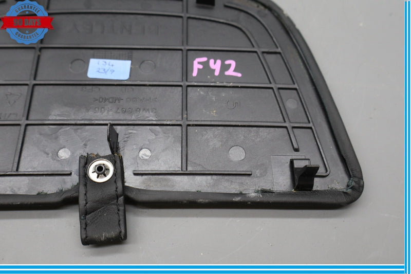 Load image into Gallery viewer, 06-12 Bentley Continental Rear Left Top Deck Child Latch Leather Cover Oem
