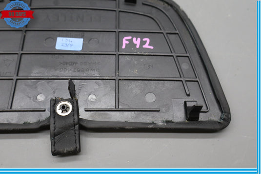 06-12 Bentley Continental Rear Left Top Deck Child Latch Leather Cover Oem