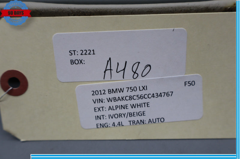 Load image into Gallery viewer, 09-12 BMW 750Li 750Li XDrive Front Right Side Seat Leg Thigh Support Cushion Oem

