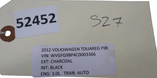 11-14 Volkswagen VW Touareg Front Right Passenger Side Interior Door Panel Oem