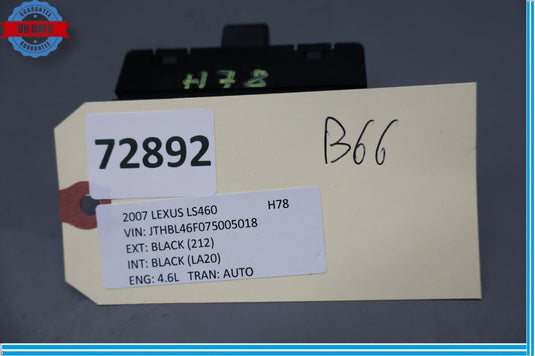 07-12 Lexus LS460 LS460L Fuel Door Trunk Lid Release Open Switch Oem