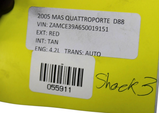 03-06 Maserati Quattroporte Rear Left Driver Side Shock Strut  Absorber Oem