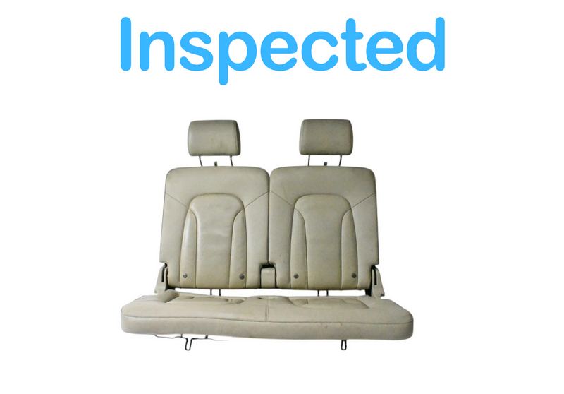 Load image into Gallery viewer, 07-15 Audi Q7 Rear Passenger &amp; Driver Side Third Row Complete Seat Set Grey OEM
