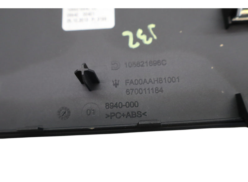 Load image into Gallery viewer, 14-17 Maserati Ghibli M157 Dash Speedometer Cluster Cover Trim Black Oem
