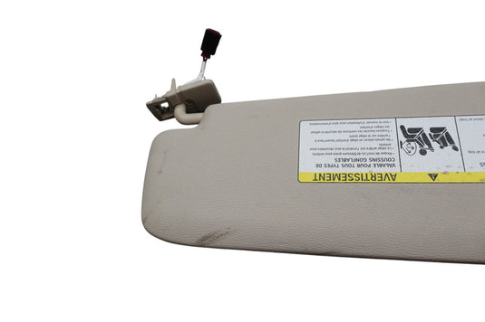 14-18 BMW X5 Front Right Passenger Side Sun Visor Sunvisor Ivory Oem