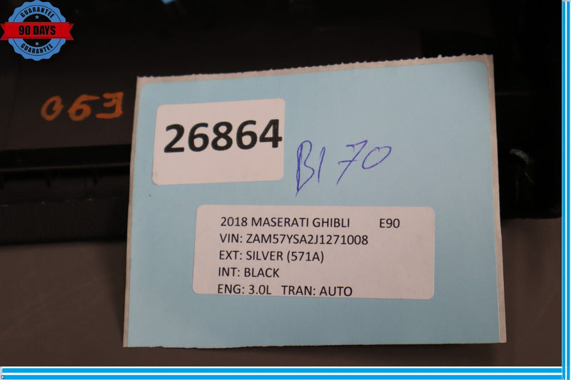Load image into Gallery viewer, 14-19 Maserati Ghibli Center Console Back Trim Cover Panel Oem
