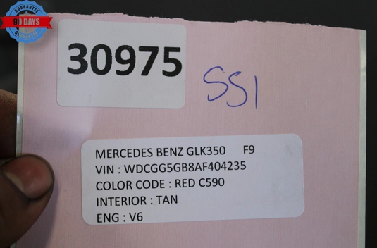 10-12 Mercedes X204 GLK350 Baggage Luggage Roof Rack Rail Crossbar Set of 2 Oem