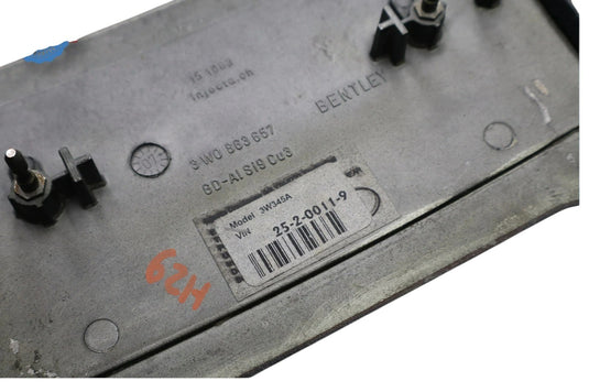 03-10 Bentley Continental GT Coupe Rear Center Console Bezel Trim Wood OEM