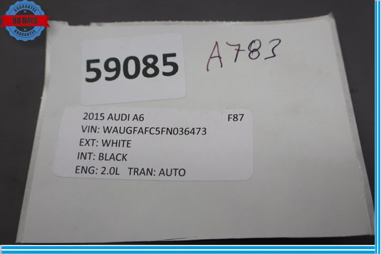 12-18 Audi A6 Quattro Front Left Driver Side Door Control Module Unit ECU Oem