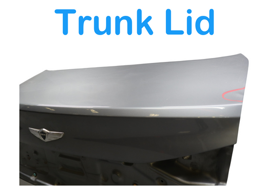 15-16 Hyundai Genesis Rear Trunk Lid Shell Panel Assembly Gray 69200-B1020 OEM