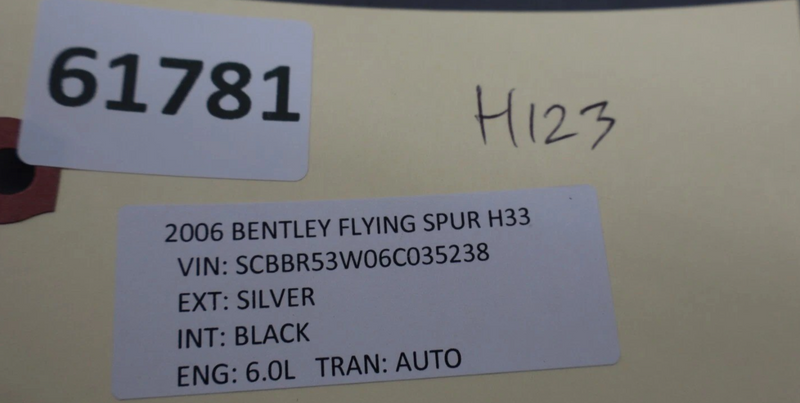 Load image into Gallery viewer, 06-13 Bentley Continental Flying Spur Rear Right Seatbelt Buckle 3W5857739A Oem
