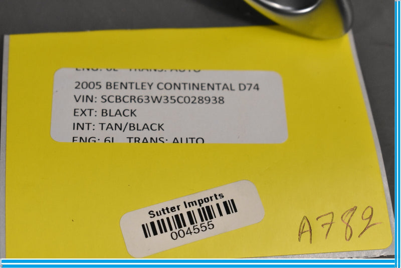 Load image into Gallery viewer, 06-12 Bentley Continental Front Left / Right Belt Cover Release Handle Trim Oem
