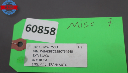 08-17 BMW 750Li X6 650i High Pressure Fuel Injector Rail Tube 13537547600 Oem