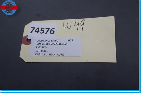 07-17 Lexus LS460 LS600h Rear Right Pass Side Door Window Regulator Motor OEM