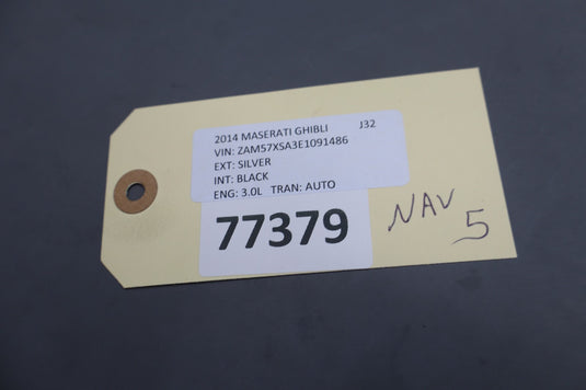 14-17 Maserati Ghibli Dash CD Changer Climate Control Panel 6700190640 Oem