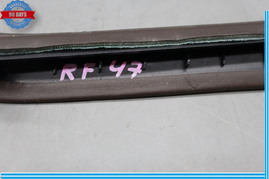 10-15 Jaguar XJ XJL X351 Right Side Center Console Trim Leather Cover Panel Oem