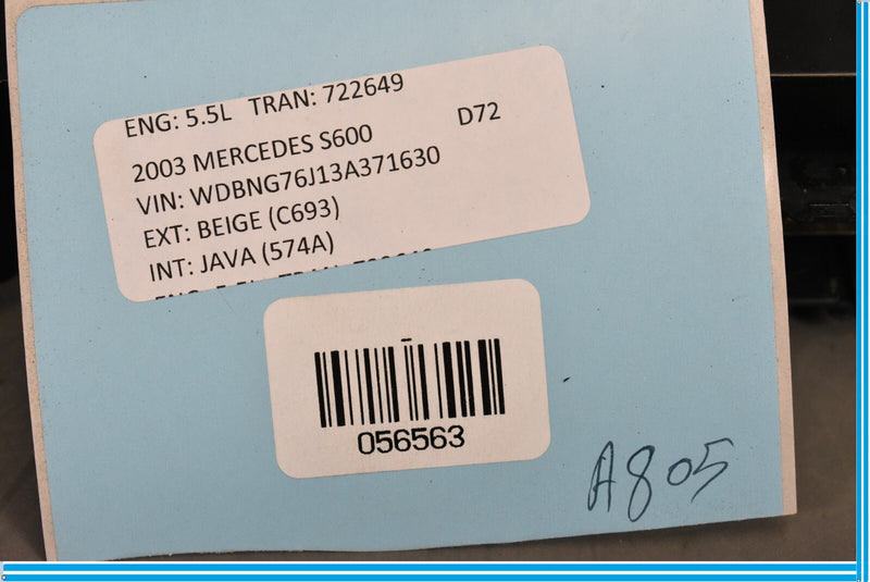 Load image into Gallery viewer, 00-06 Mercedes S500 S600 W220 Voice Command Control Module Unit Oem
