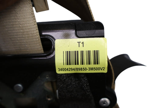09-14 Hyundai Genesis Rear Center Seat Belt Reactor Black 898503M500 Oem
